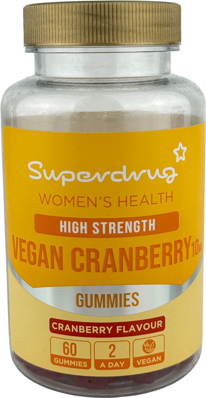Superdrug Cranberry Gummies X60