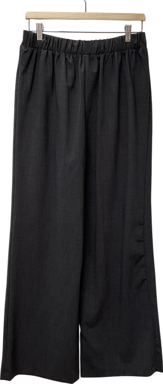 New Look Grey Wide Leg Trousers UK 12