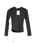 Mars the Label Black The Sculpt Long Sleeve Top UK 10