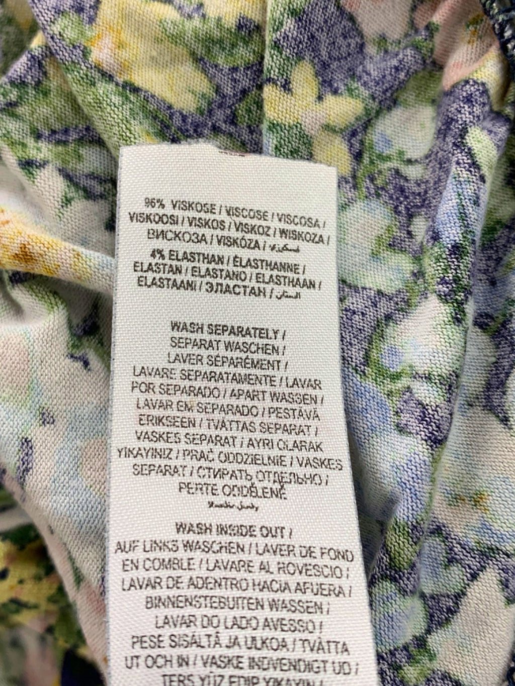 Yours Navy Floral Print Dress UK 30-32