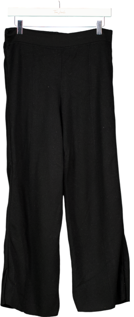 Sunspell Black Pull On Wool Trousers UK M