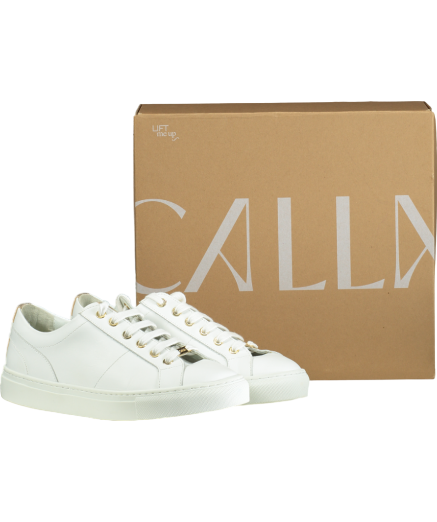 CALLA White Luna Vegan Leather Trainer UK 7 EU 40 👠