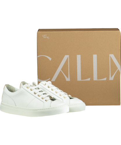 CALLA White Luna Vegan Leather Trainer UK 7 EU 40 👠