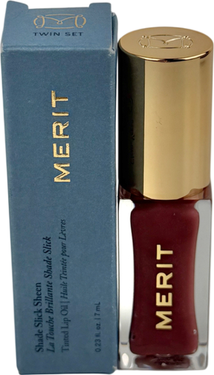 MERIT Shade Slick Tinted Lip Oil Twin Set 7ml