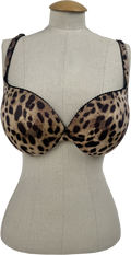 Dolce & Gabbana Brown X Skims Leopard Print Bra / Uk 34ddd UK 34DD