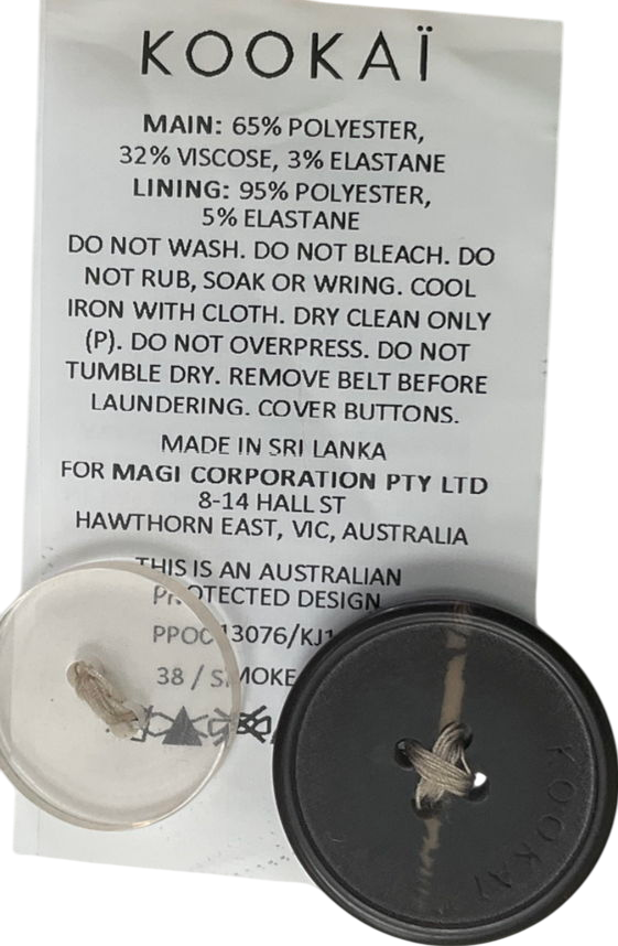 kookai Nude Berlin Trench Coat UK 10