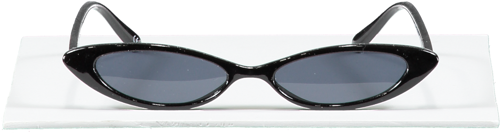 Roberi & Fraud Black Frances Sunglasses  in case