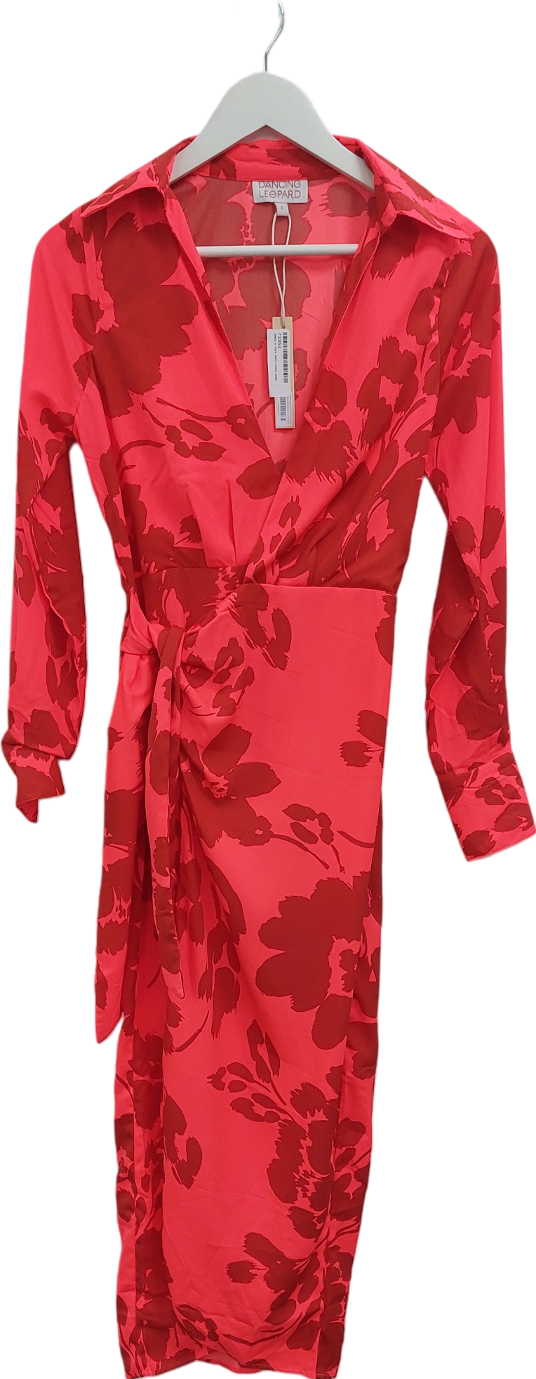 Dancing Leopard Frankie Dress In Red Floral UK 6