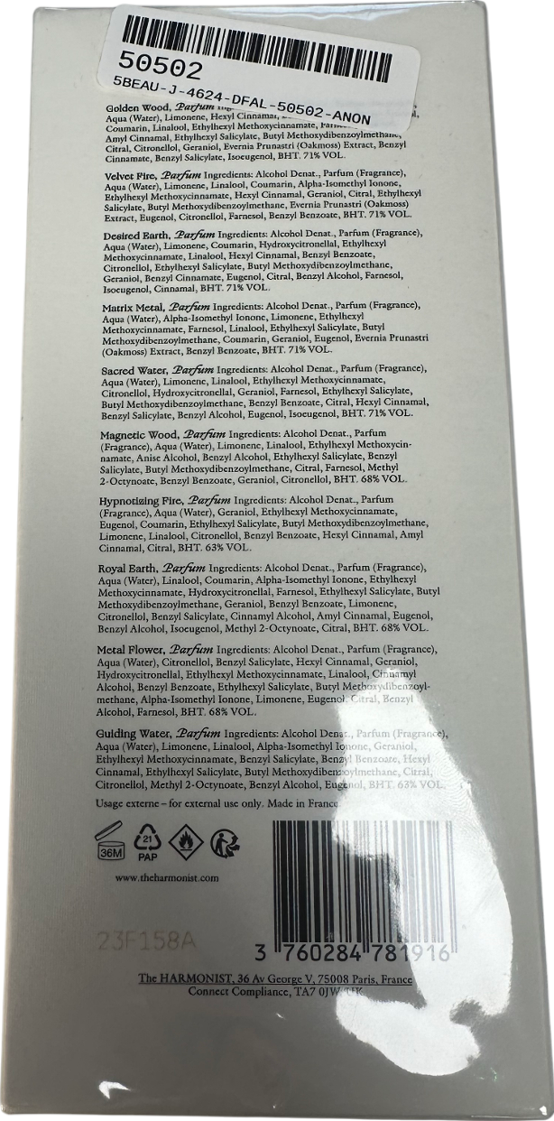 The Harmonist Discovery Perfume Set 10 x 1.5ml