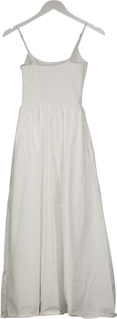 DISSH Milano White Cotton Midi Dress UK 6
