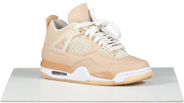 Nike Jordan 4 Retro Shimmer Trainers - Nude  UK 4 EU 37