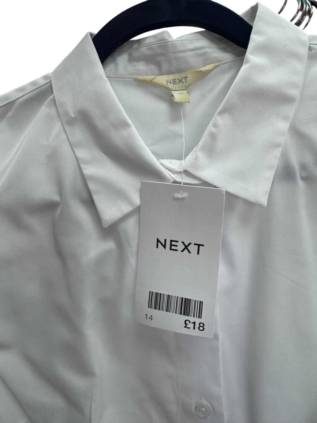Next Classic White Shirt UK 14