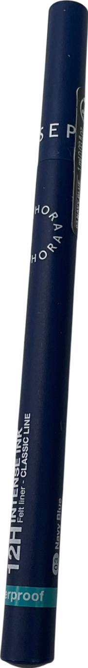 sephora 12h Intense Ink Classic Eyeliner Navy Blue 1