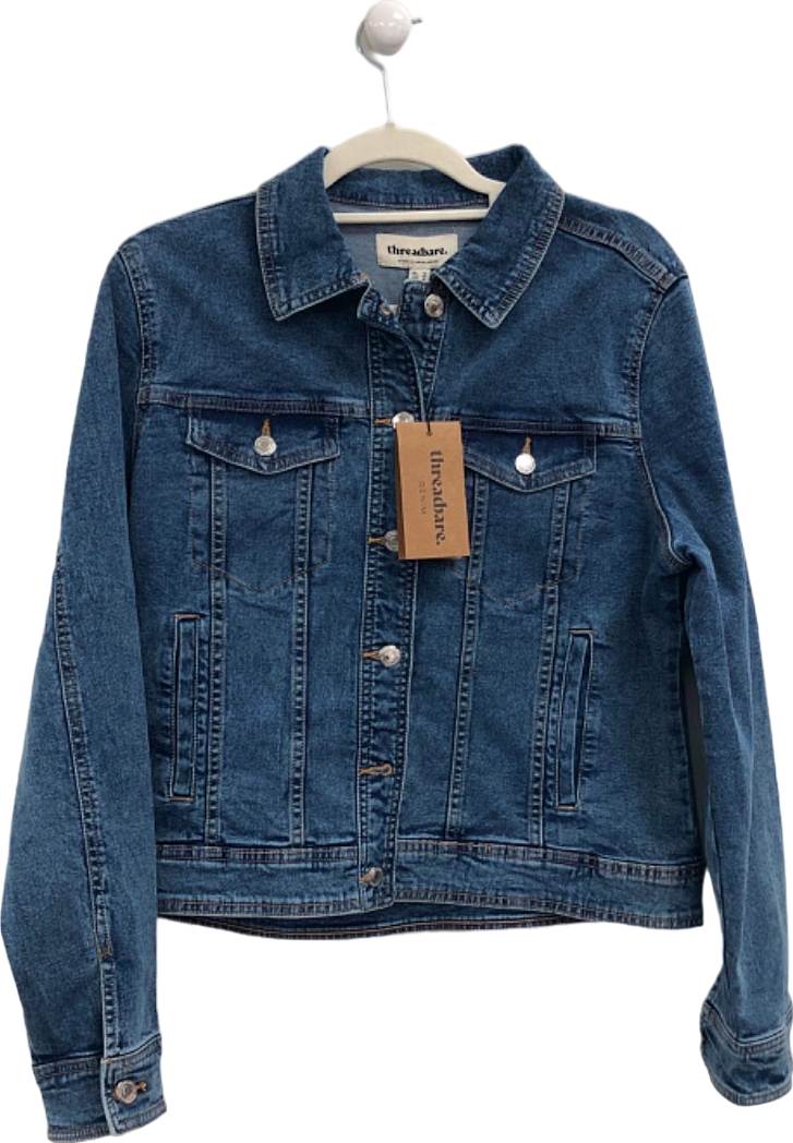 Threadbare Blue Denim Jacket UK 14