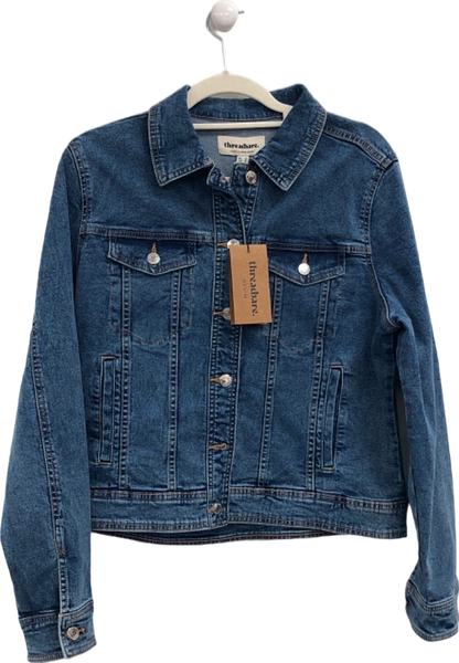 Threadbare Blue Denim Jacket UK 14