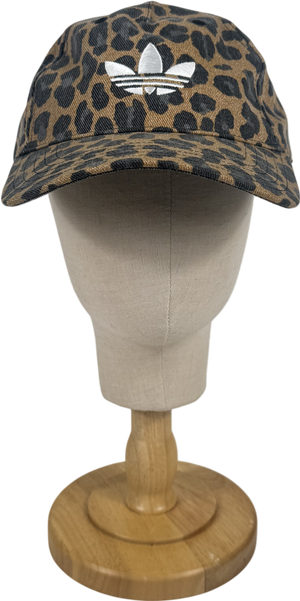 adidas Brown Leopard Baseball Cap One Size
