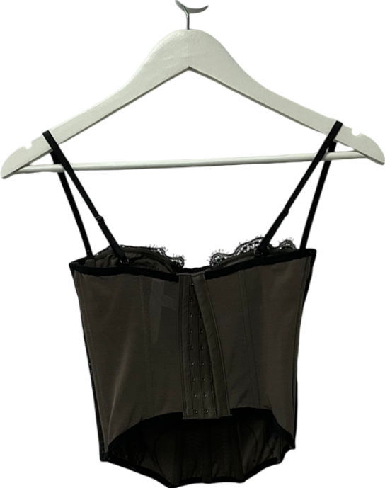 Urban Outfitters Black Out From Under Modern Love Corset UK S