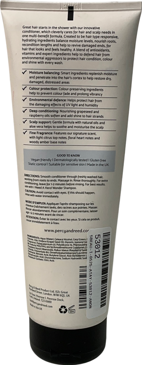 percy reed I Need A Hero! Wonder Conditioner 250ml
