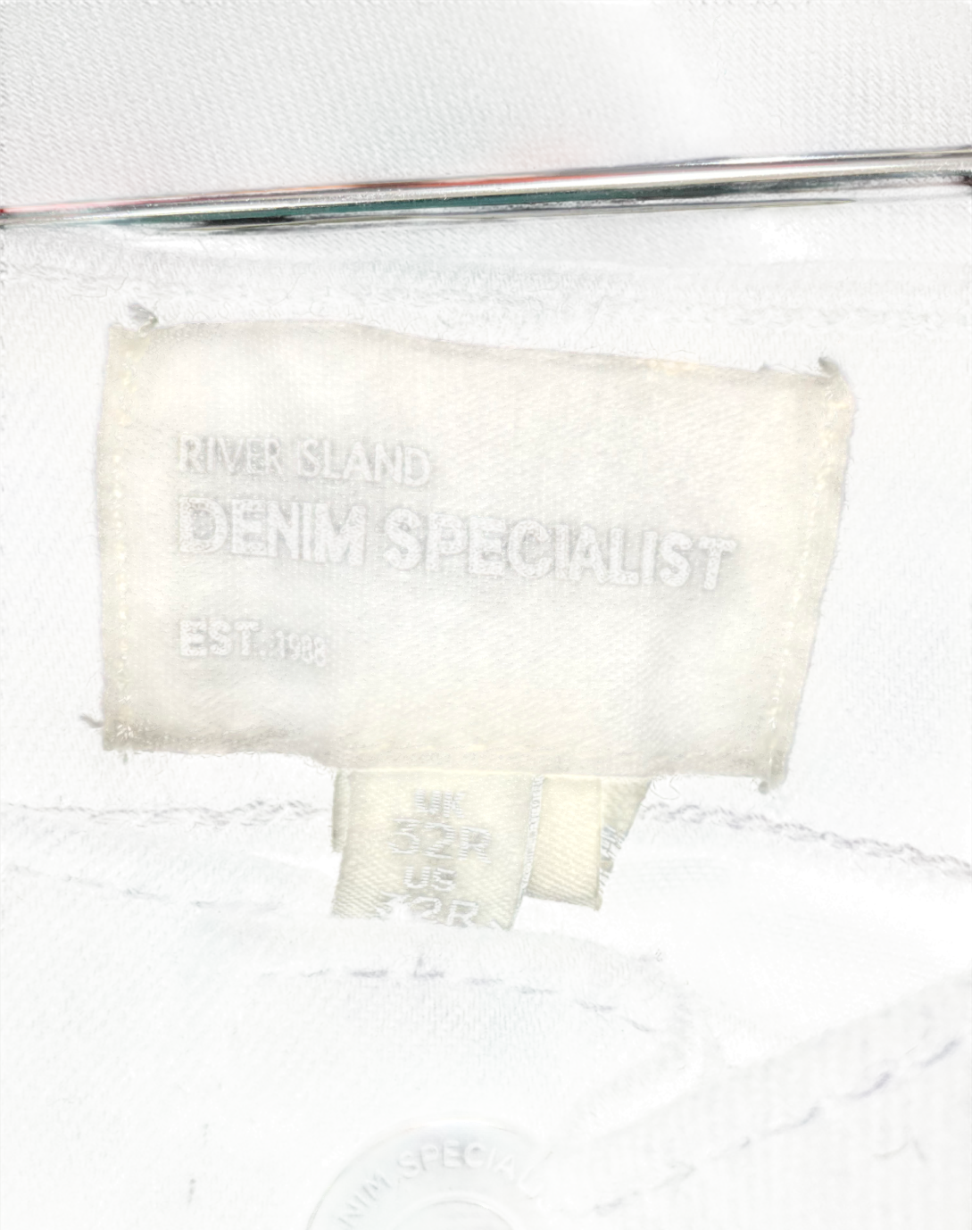 River Island Black Skim Fit Relaxed Casual Jeans - Length 32 W30