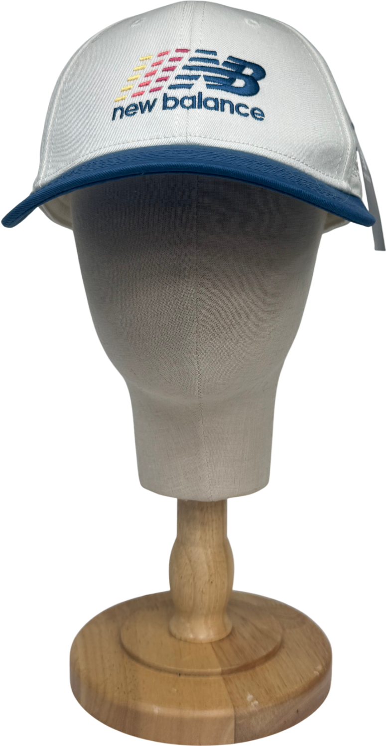 New Balance White Sports Cap One Size