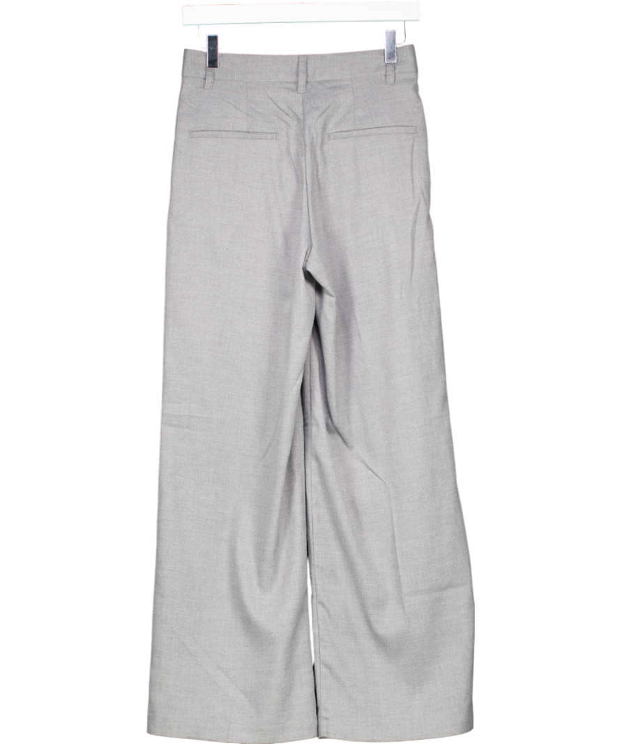H&M Grey Wide Trousers Eu 34 UK 6
