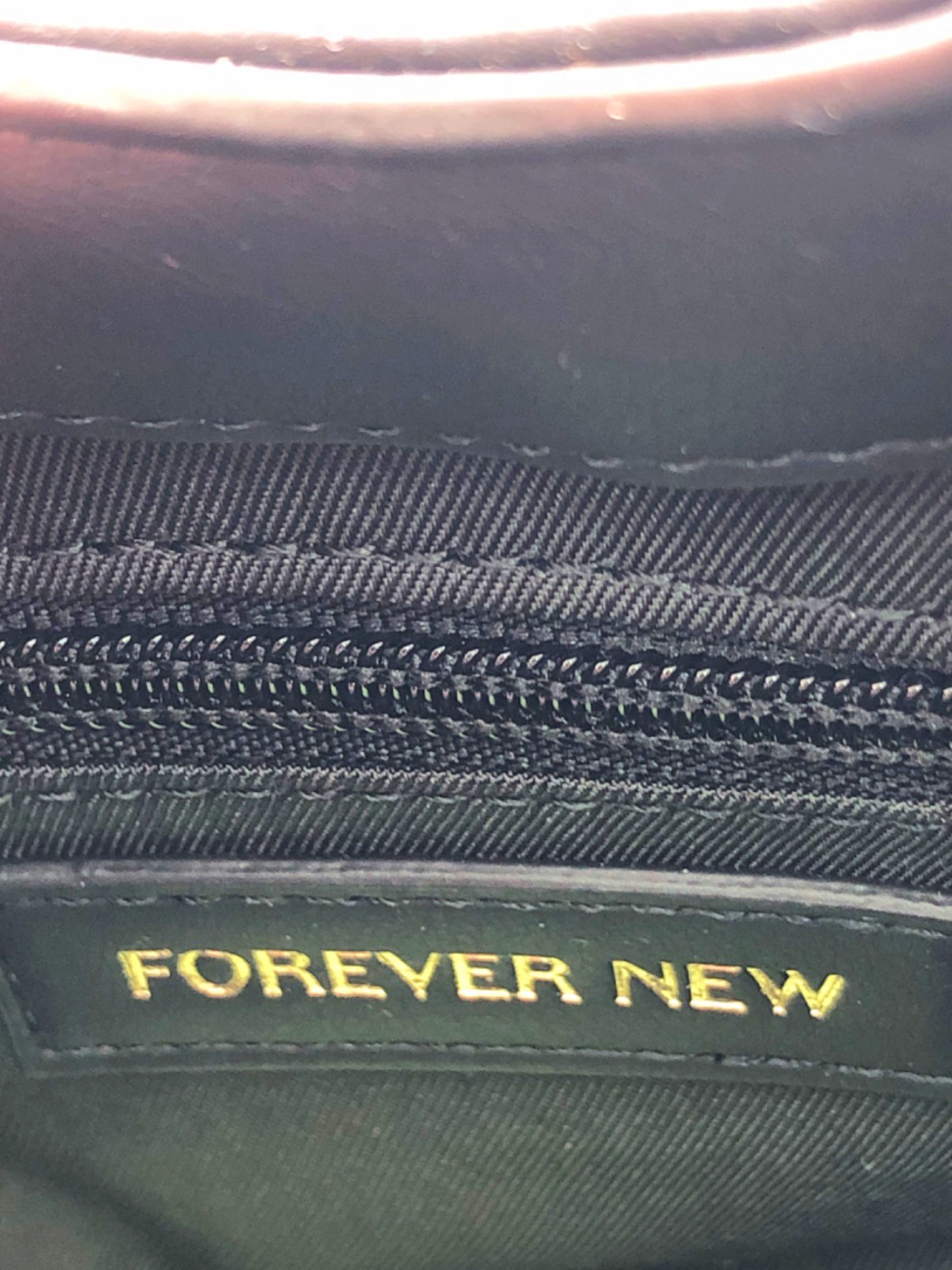 Forever New Black Mini Satchel Bag