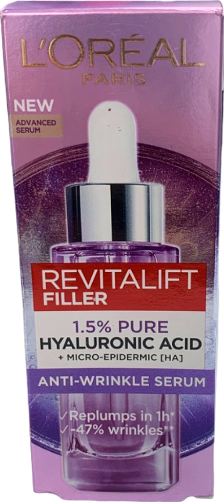L'Oréal Revitalift Filler 1.5% Pure Hyaluronic Acid Anti-Wrinkle Serum 30ml