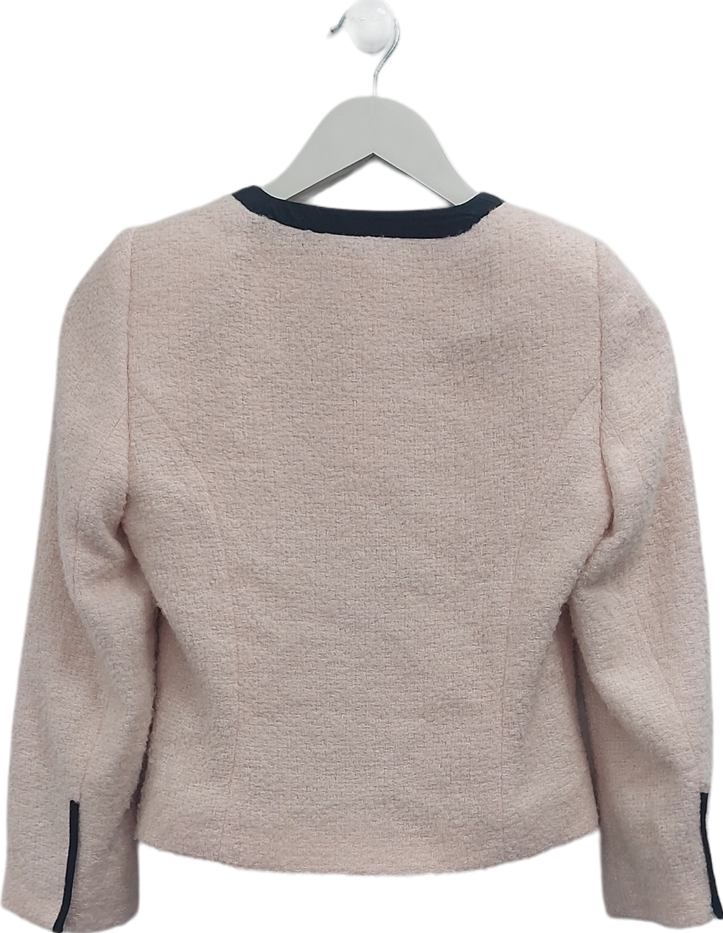 Ted Baker Pink Copped Boucle Jacket UK XS/S