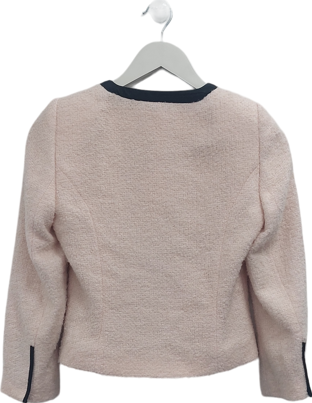 Ted Baker Pink Copped Boucle Jacket UK XS/S