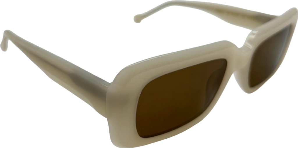 Sunday Somewhere Beige Square Sunglasses C6 54□19 145