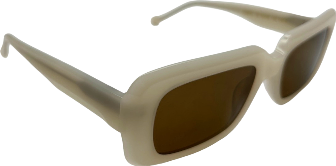 Sunday Somewhere Beige Square Sunglasses C6 54□19 145