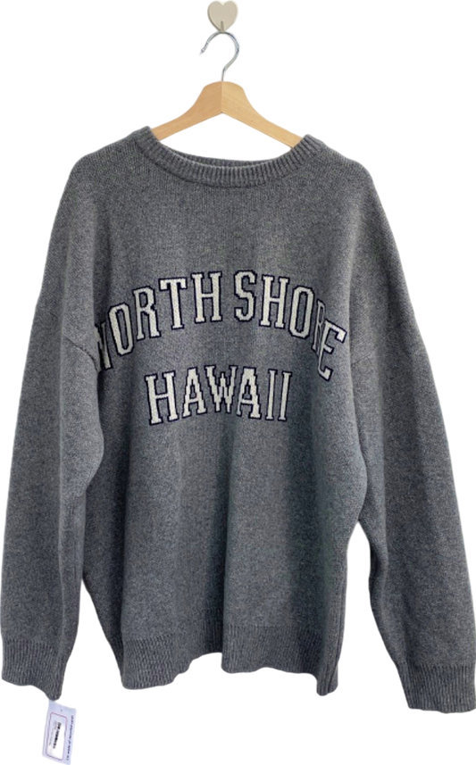 Keeper Grey North Shore Hawaii Sweater UK M