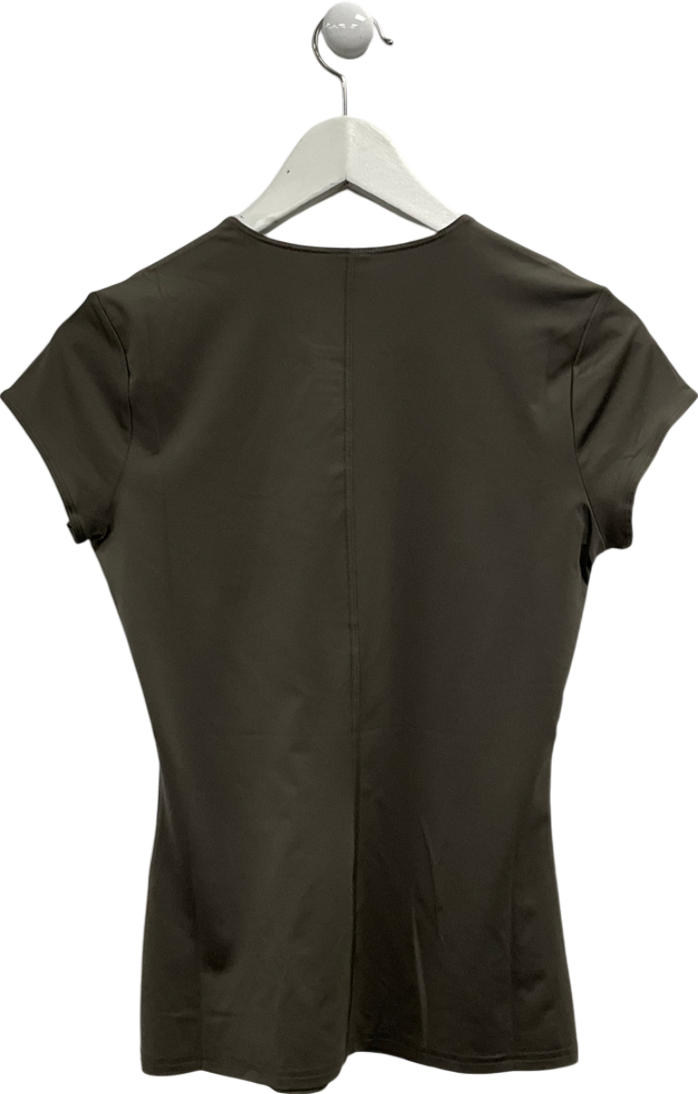 gymshark Brown Running T Shirt - Slim Fit UK XS