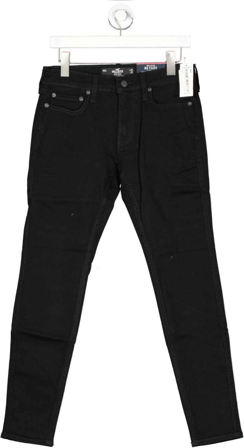 Hollister Black No Fade Black Super Skinny Jeans W29 L30 BNWT