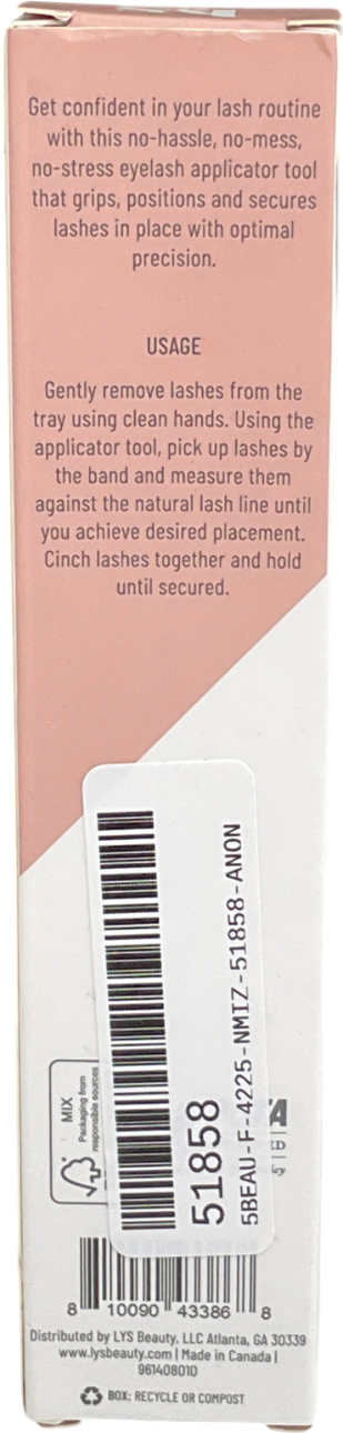 lys Confident Sealer Lash Applicator Tool One size