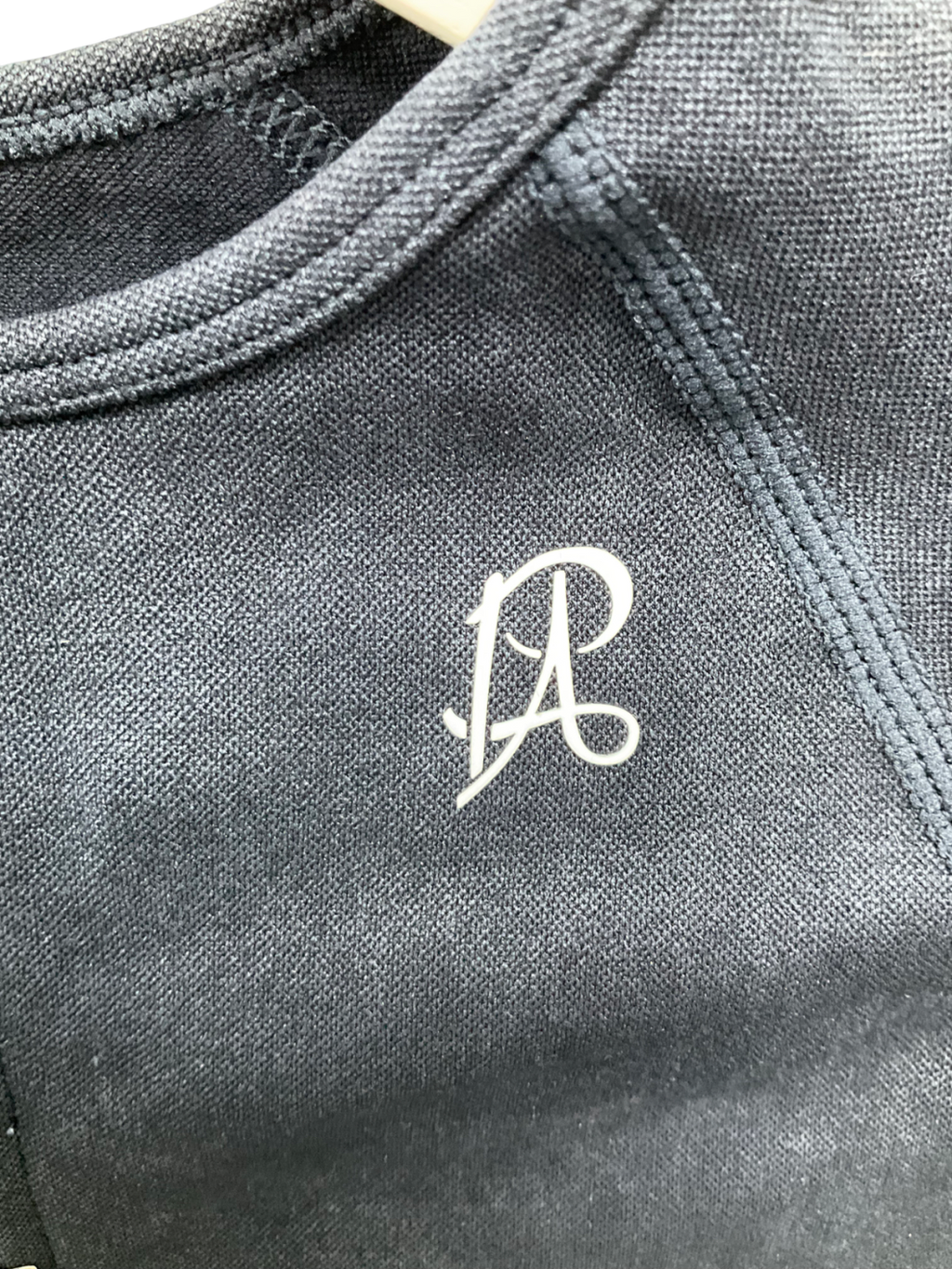 Prospect Apparel Blue Elevate Zip Top And Sports Bra UK S