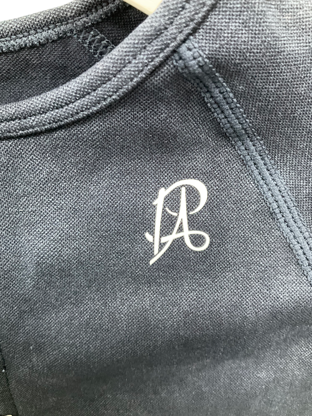 Prospect Apparel Blue Elevate Zip Top And Sports Bra UK S