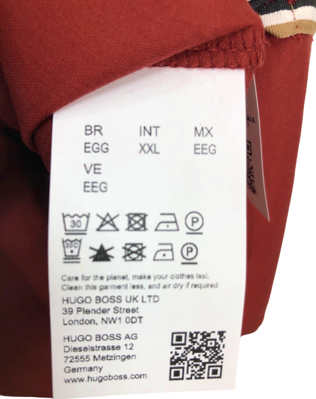 BOSS Red Slim Fit Mercerised Polo Shirt UK XXL