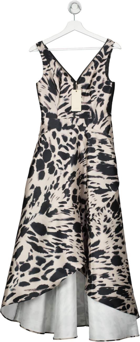 Coast Freida Animal Midi Dress UK 8