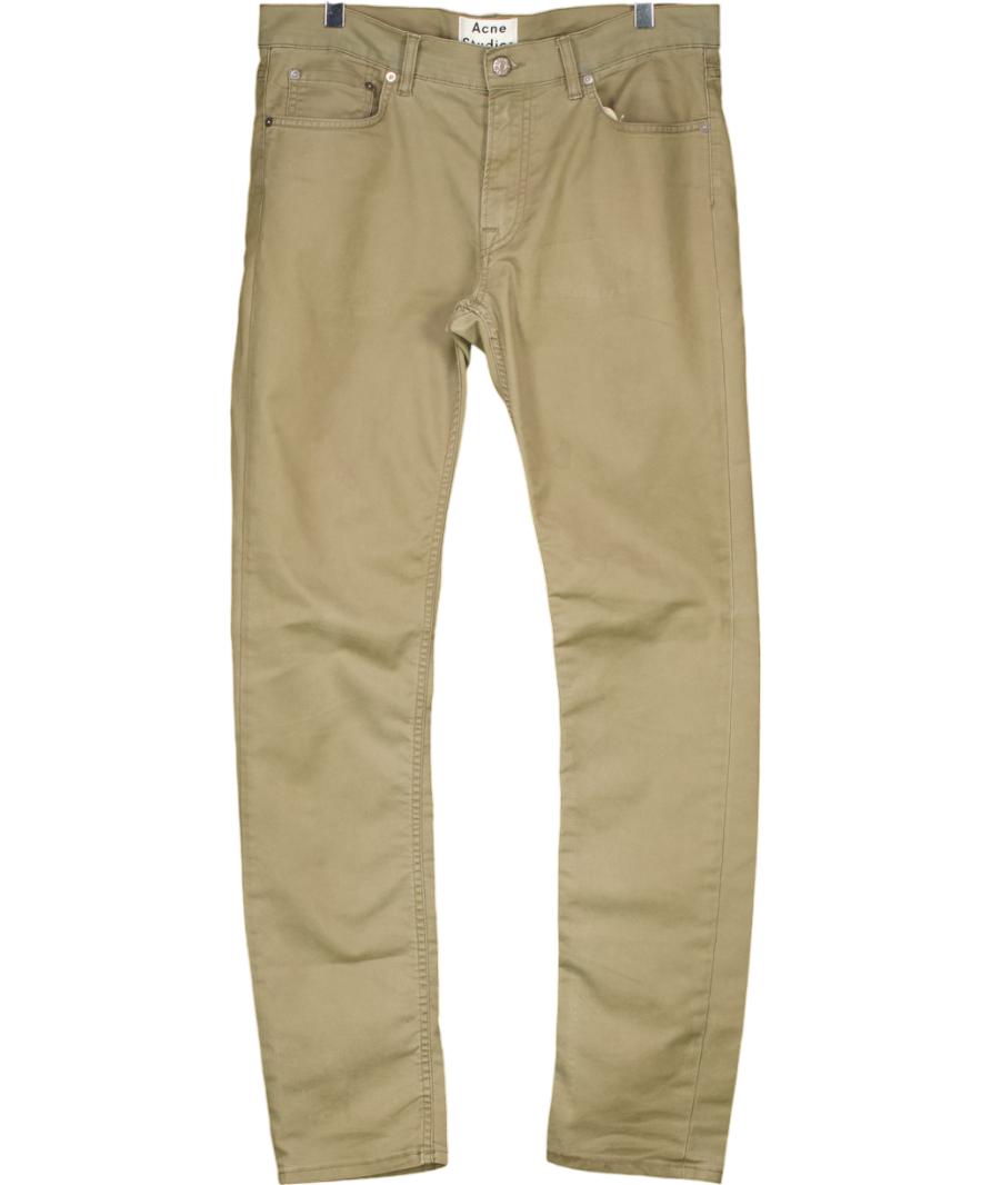 Acne Studios Green Ace Ups Aloe Us Tapered Jean W32