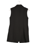 Meshki Black Sleeveless Blazer Dress UK XS
