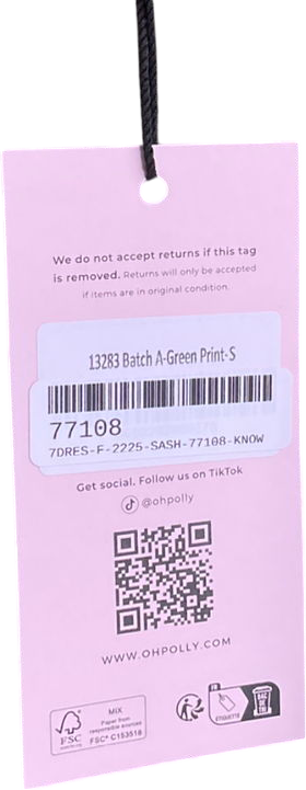 Oh Polly Morgaine Ruffled Plunge Halterneck Playsuit In Green Print UK S