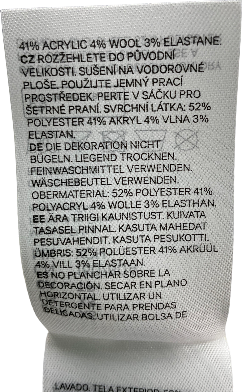 H&M White Embellished Jumper UK XS