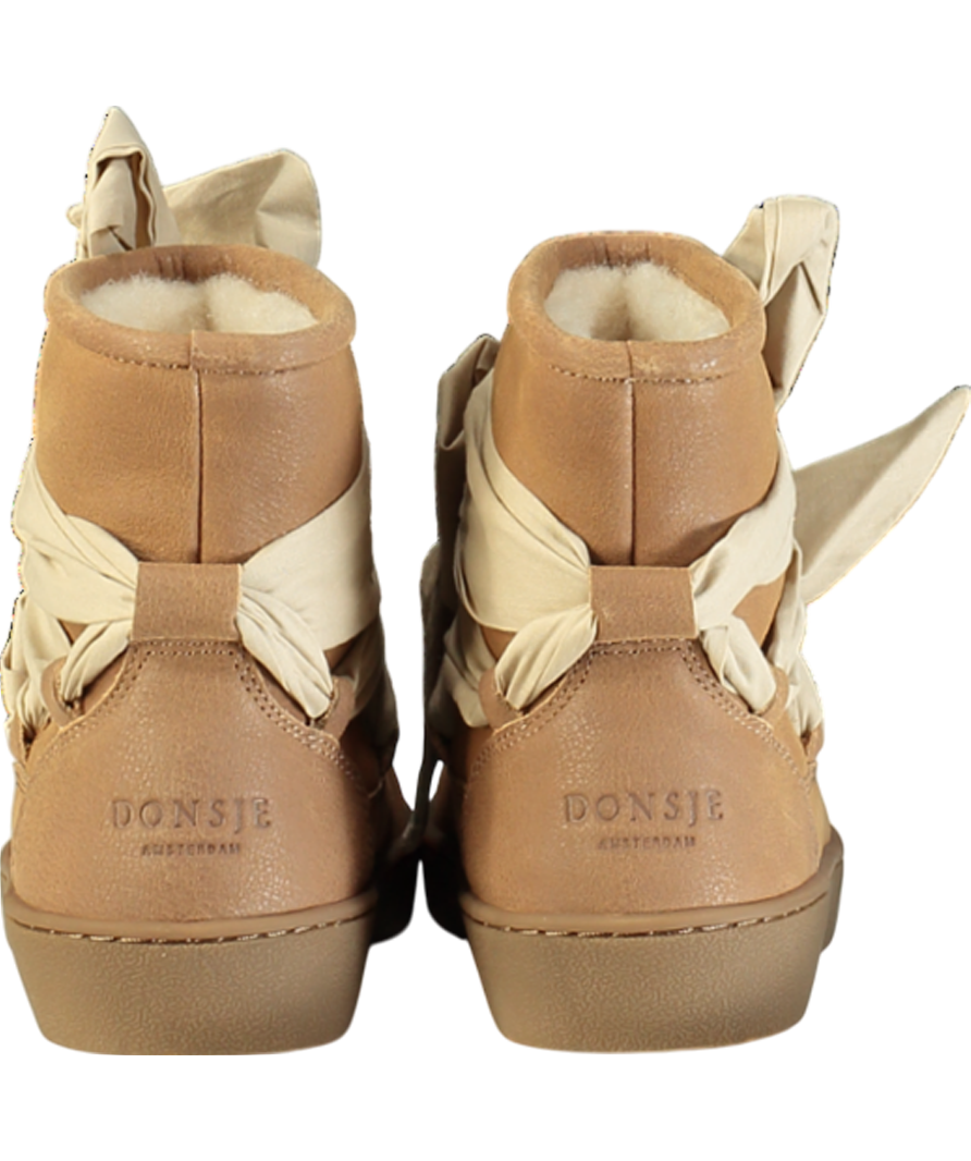 Brown Donsje Girls Ganza Boots UK 11.5 EU 30 👼