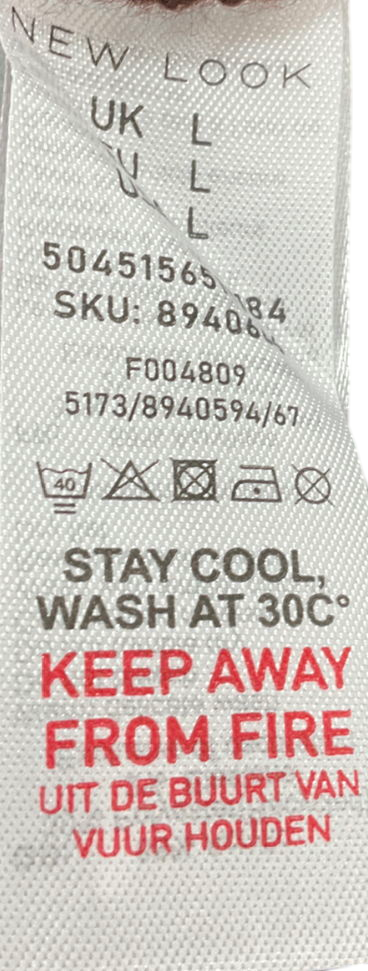 New Look Brown Burgundy Knit Pocket Front Midi Cardigan UK L