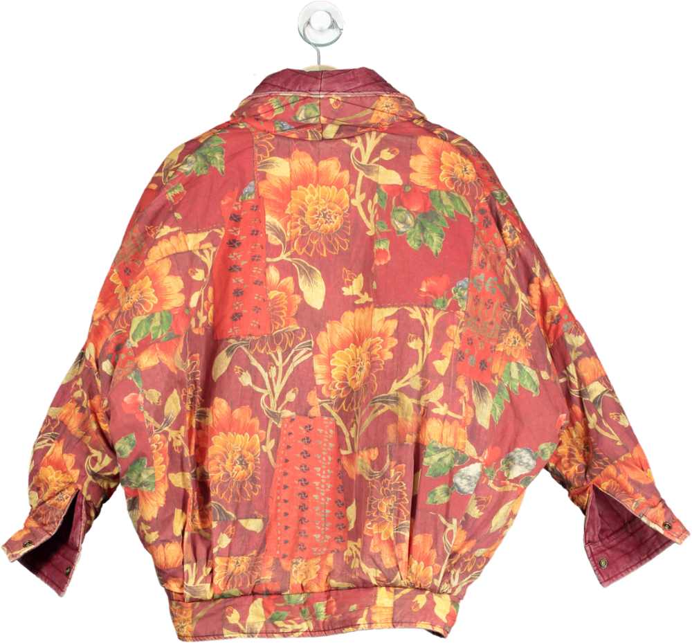 Topshop Floral Quilted Jacket UK XS