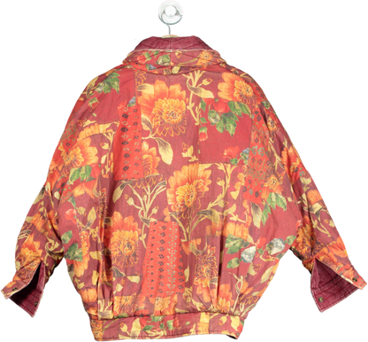 Topshop Floral Quilted Jacket UK XS