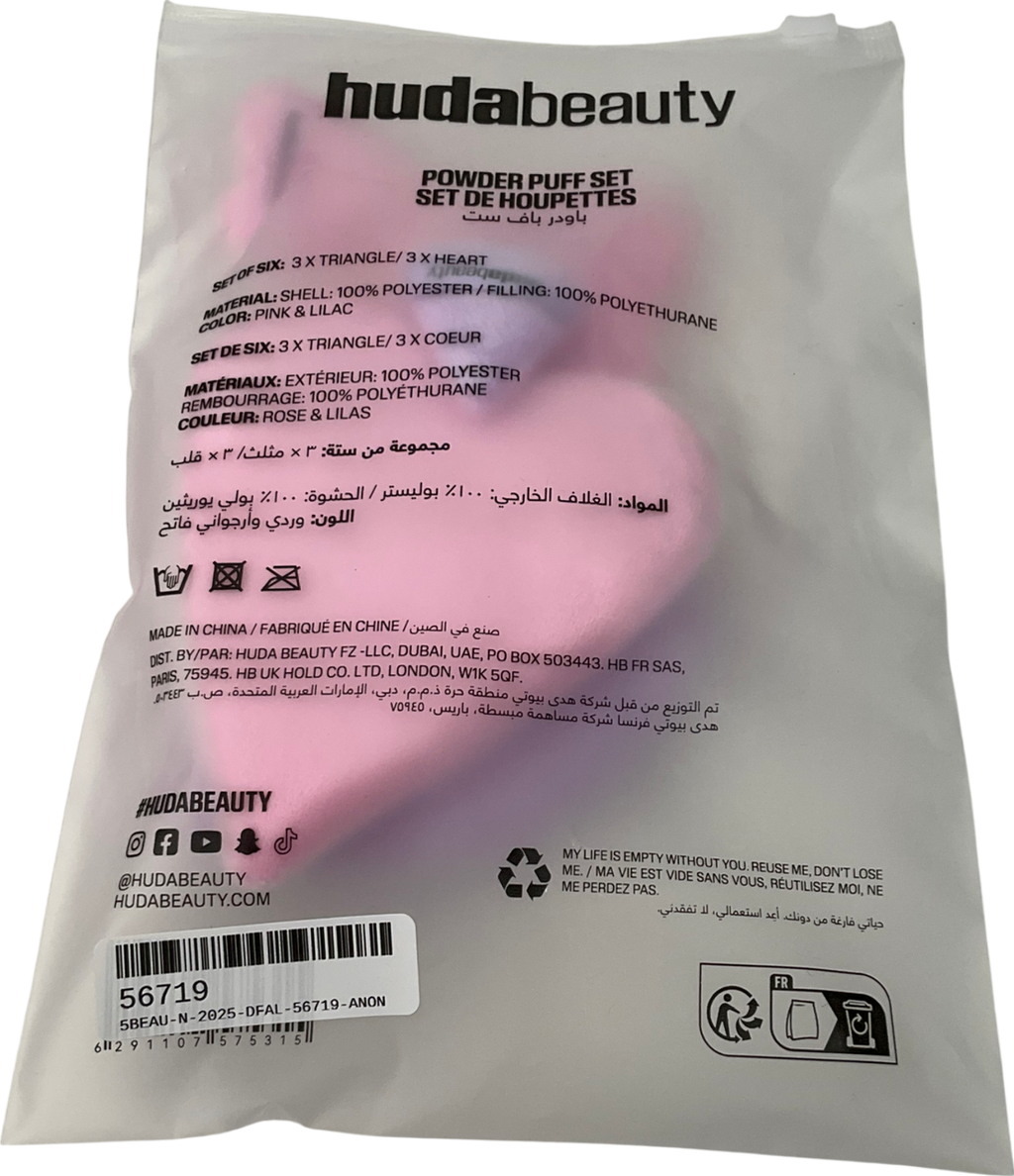 Huda Beauty Powder Puff Set X4