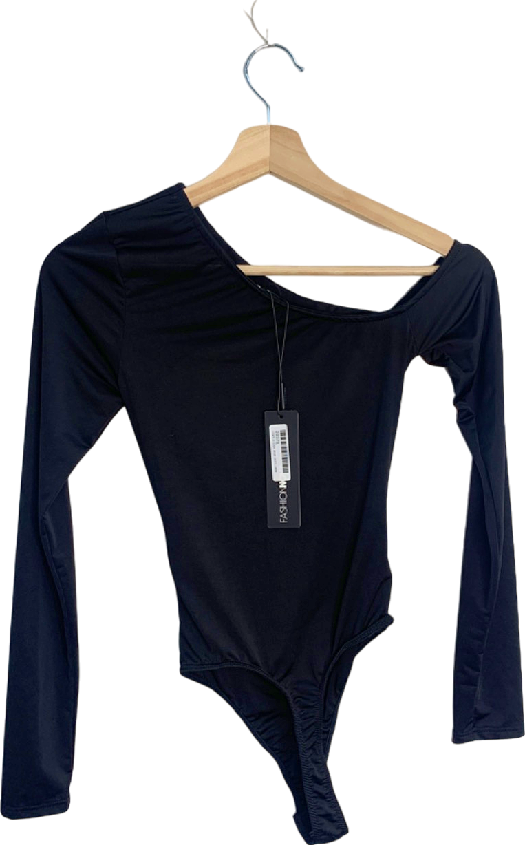 Fashion Nova Black Gimme What I Want Bodysuit XS