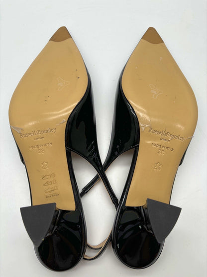 Russell & Bromley Black Slingback Heels UK 5